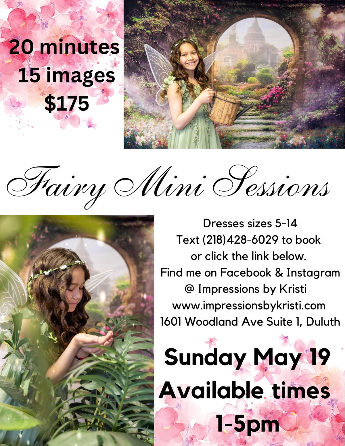 Princess\/Fairy Mini sessions