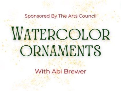 Watercolor Ornament Painting with Abi Brewer