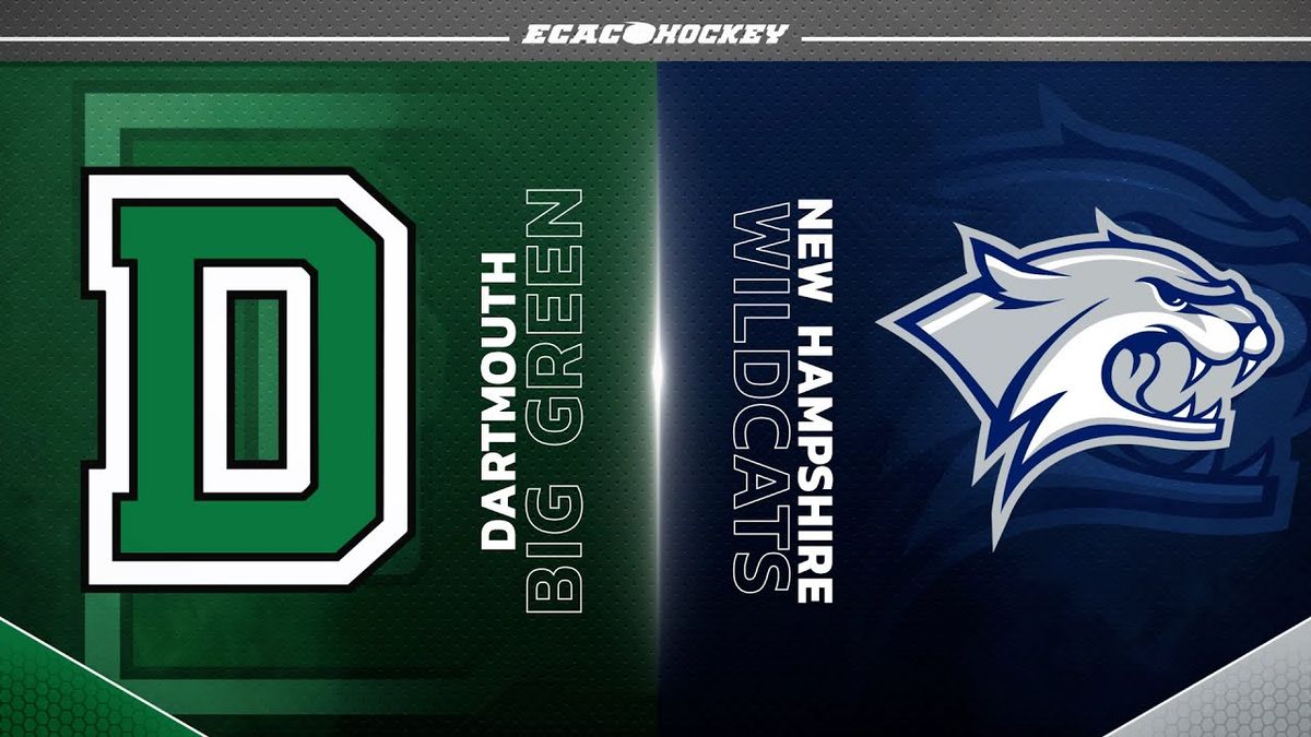 Dartmouth Big Green at New Hampshire Wildcats Mens Hockey at Whittemore Center Arena