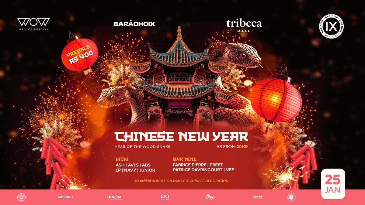 \ud83c\udf8a *Chinese New Year Snake 2025* \u2013  *Barachoix* & *Tribeca Mall* \ud83d\udc0d\u2728 