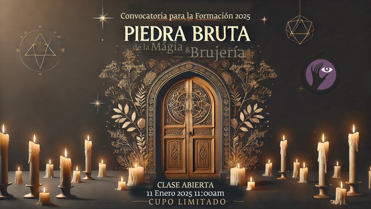 Convocatoria a la Formaci\u00f3n: Piedra Bruta (pl\u00e1tica de introducci\u00f3n)