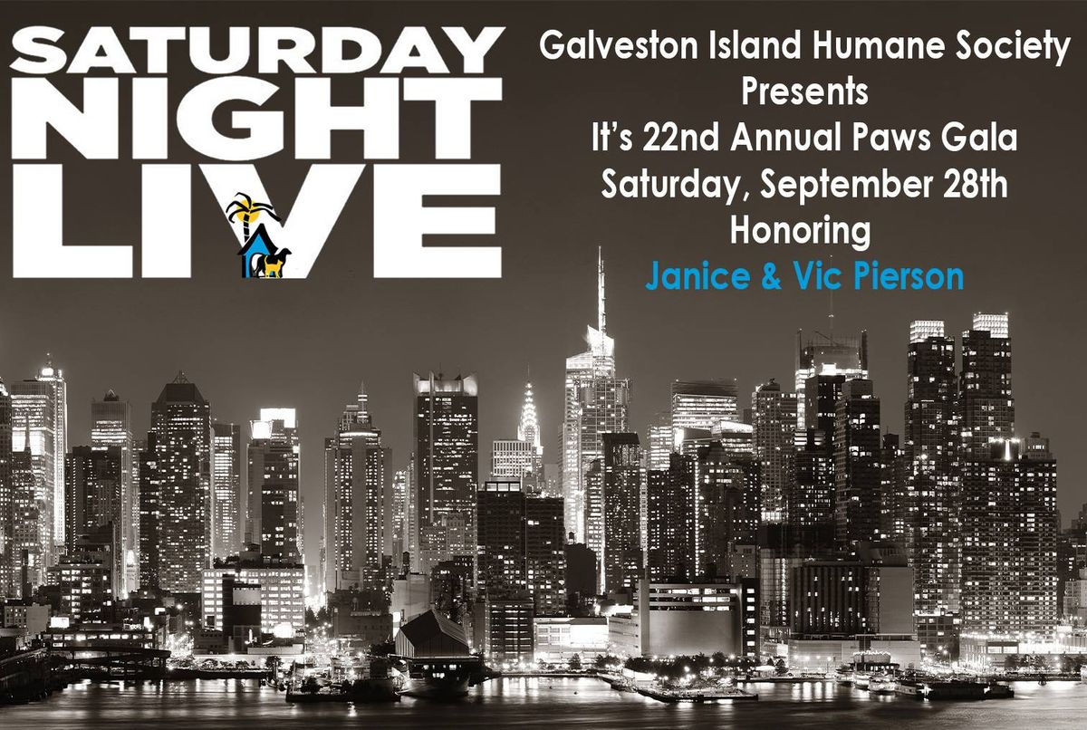 GIHS Presents Live from the Paws Gala It's Saturday Night