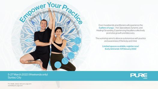 Empower your practice: 5 Pillars of Yoga with Jeremy Marcott and Eunice Yeo