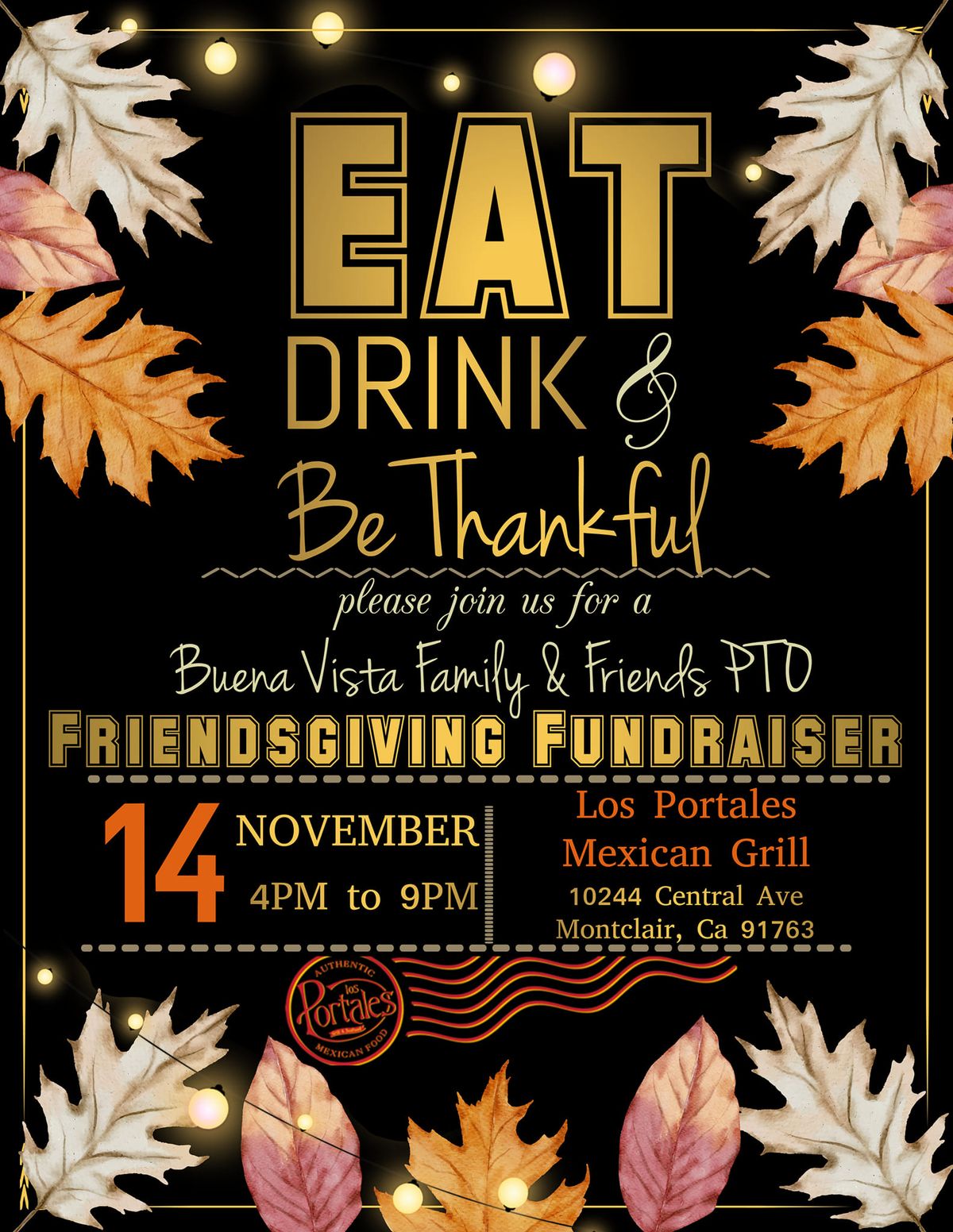 BVFF Los Portales Friendsgiving Fundraiser