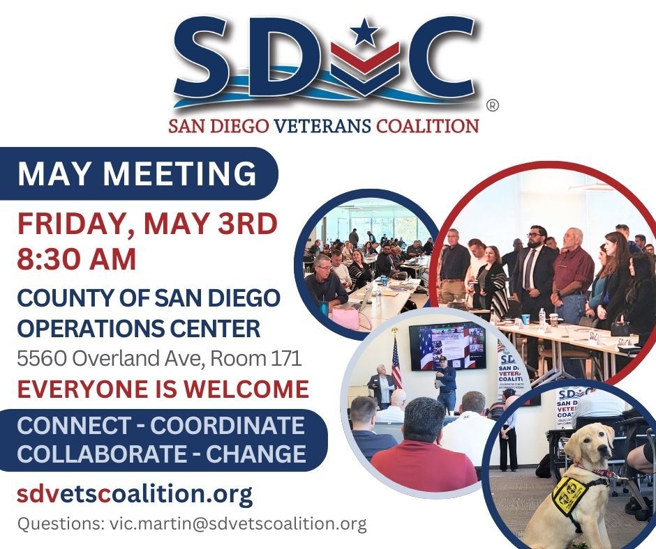 Monthly San Diego Veterans Coalition Meeting