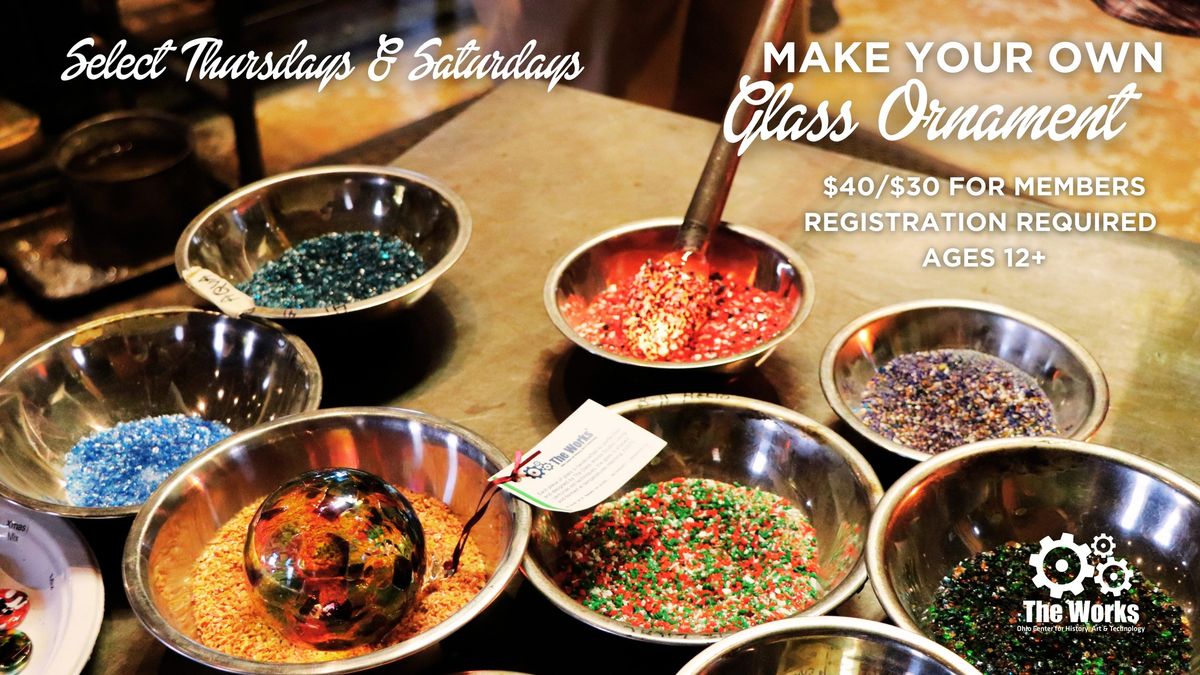 SOLD OUT! Make Your Own Glass Ornament