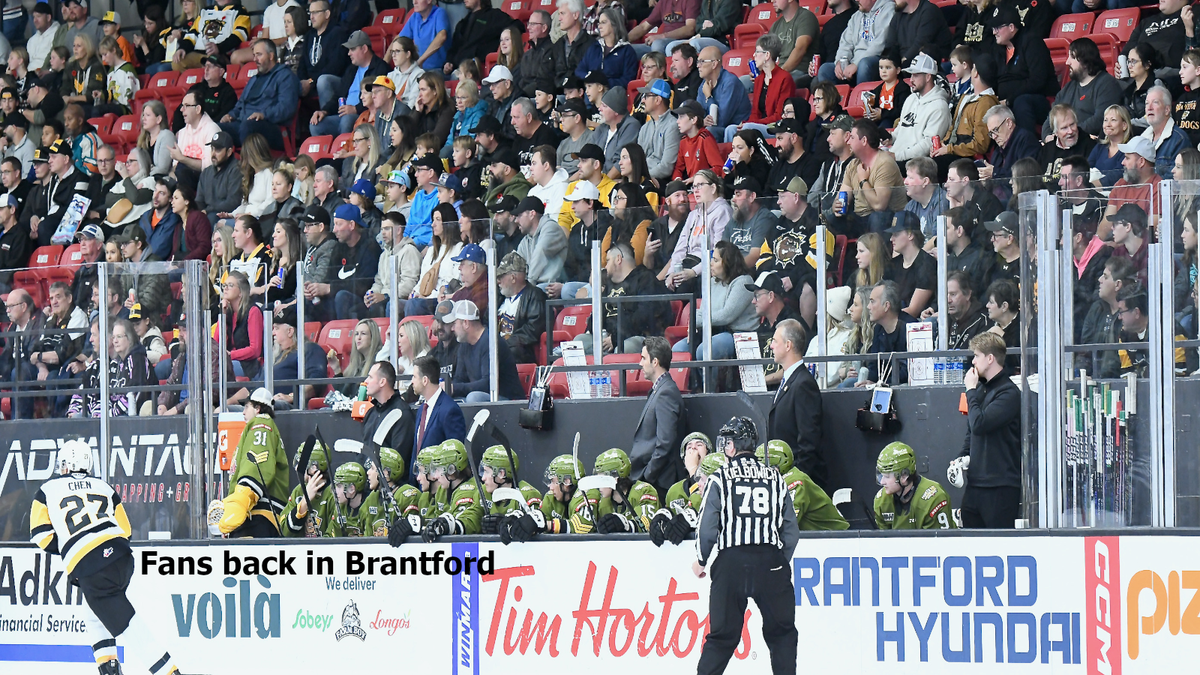 North Bay Battalion at Brantford Bulldogs