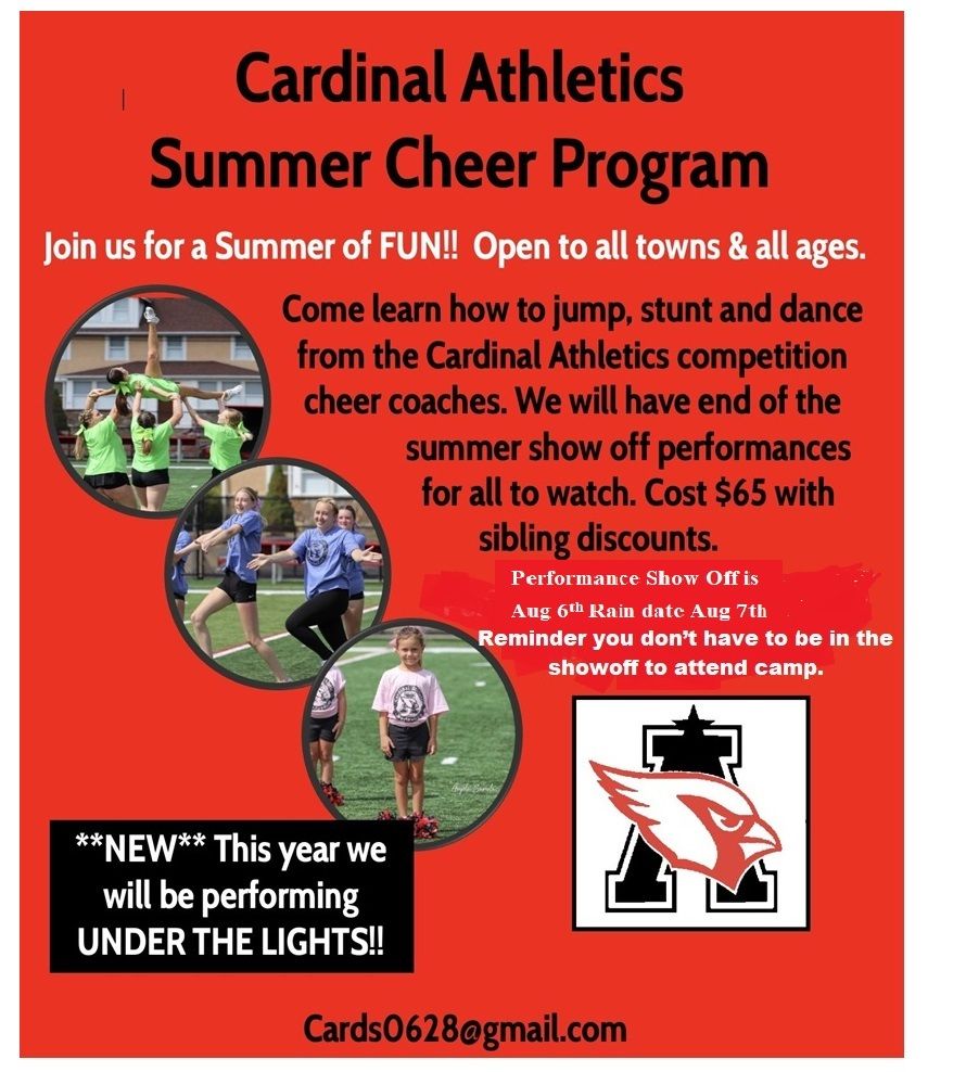 Cardinal Athletics Summer Camp Registration