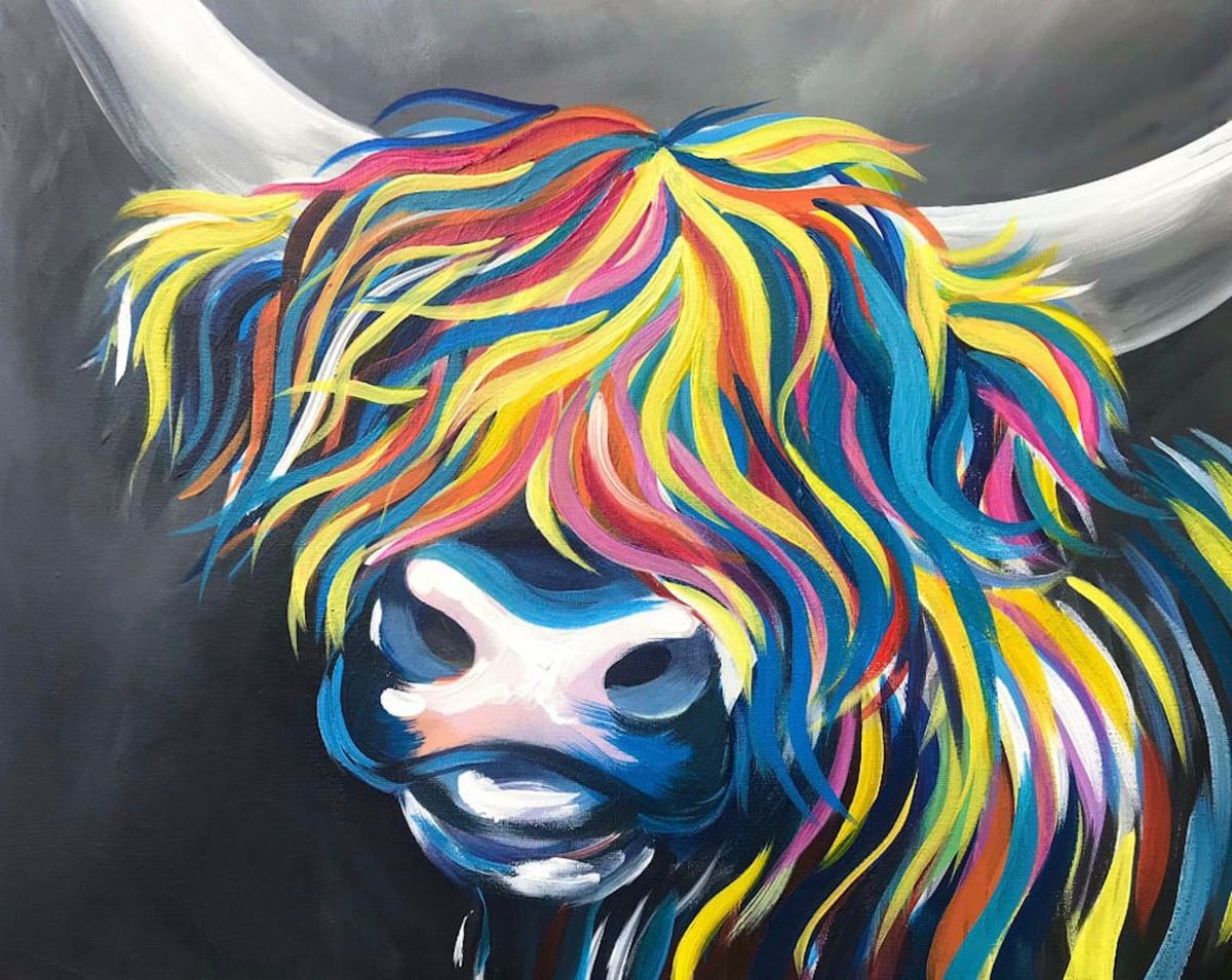 Join Brush Party to paint "Funky Moo" - Station Garden, Didcot