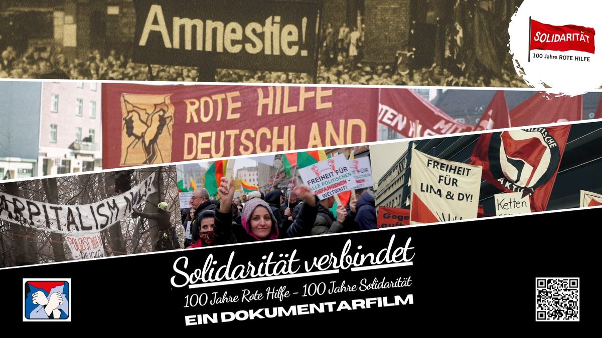 Solidarit\u00e4t verbindet \u2013 100 Jahre Rote Hilfe \u2022 Kreativfabrik Wiesbaden