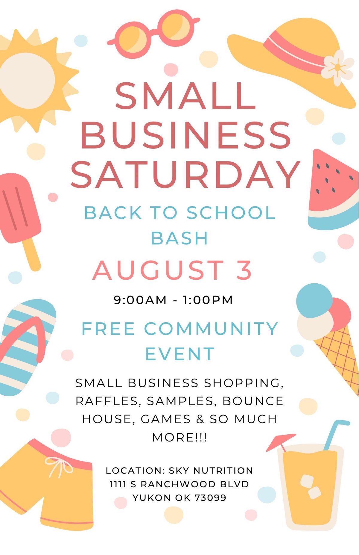 Small Business Saturday\/Back to School Bash