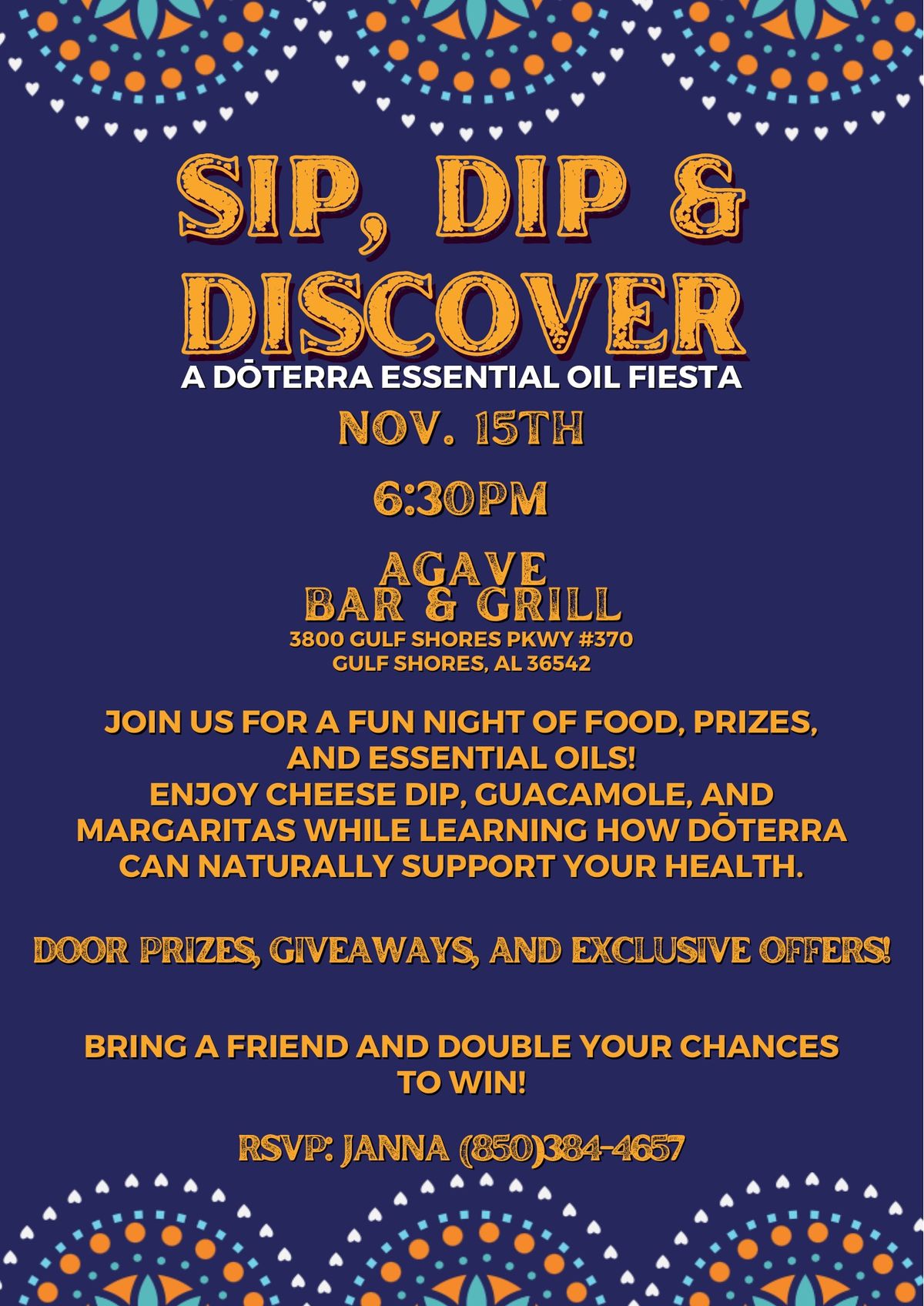 Sip, Dip & Discover: A d\u014dTERRA Essential Oil Fiesta!