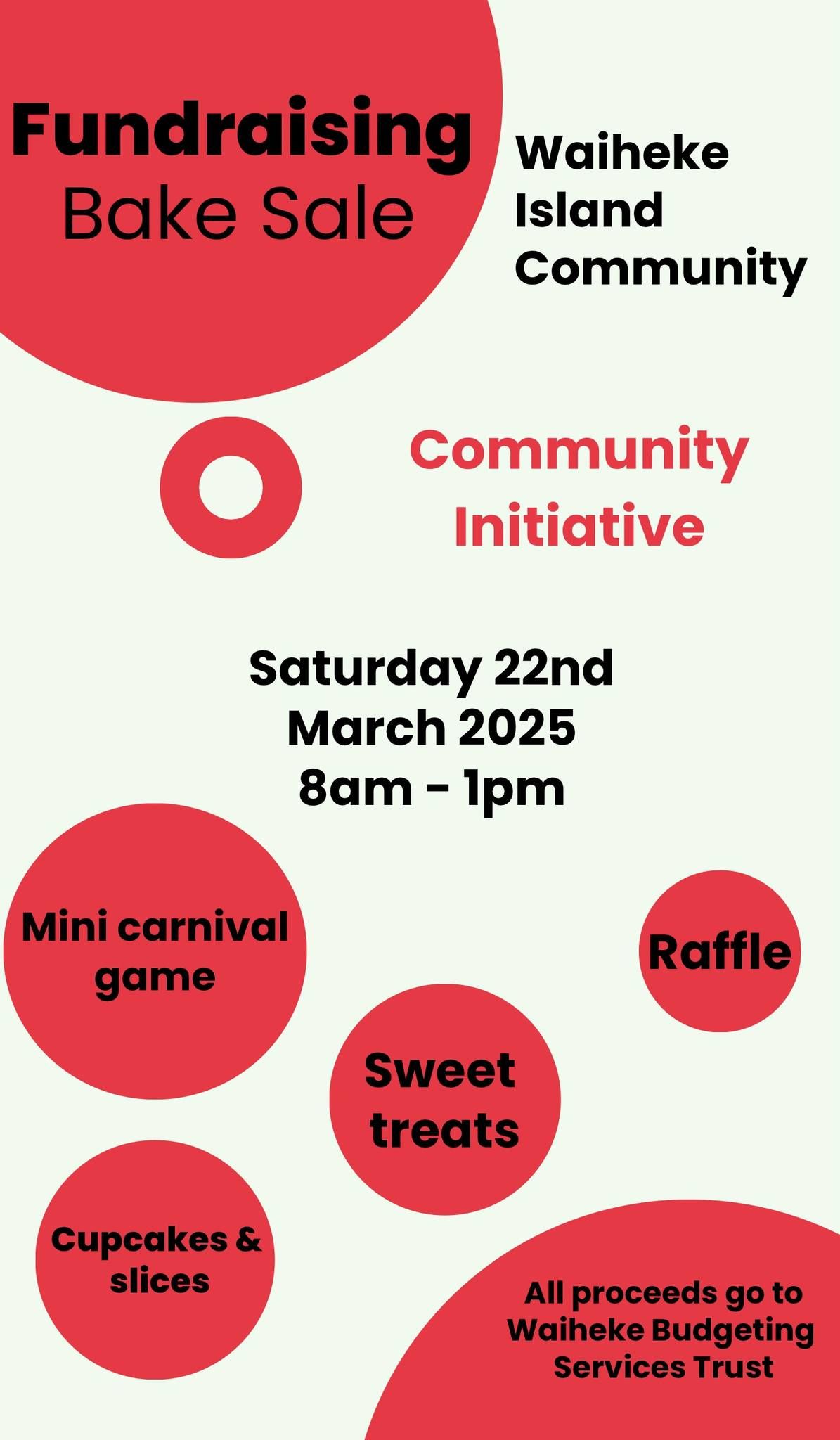 Community Fundraising Bake Sale