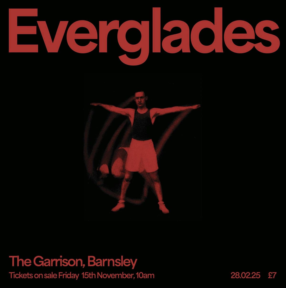 Everglades plus support at The Garrison February 28th