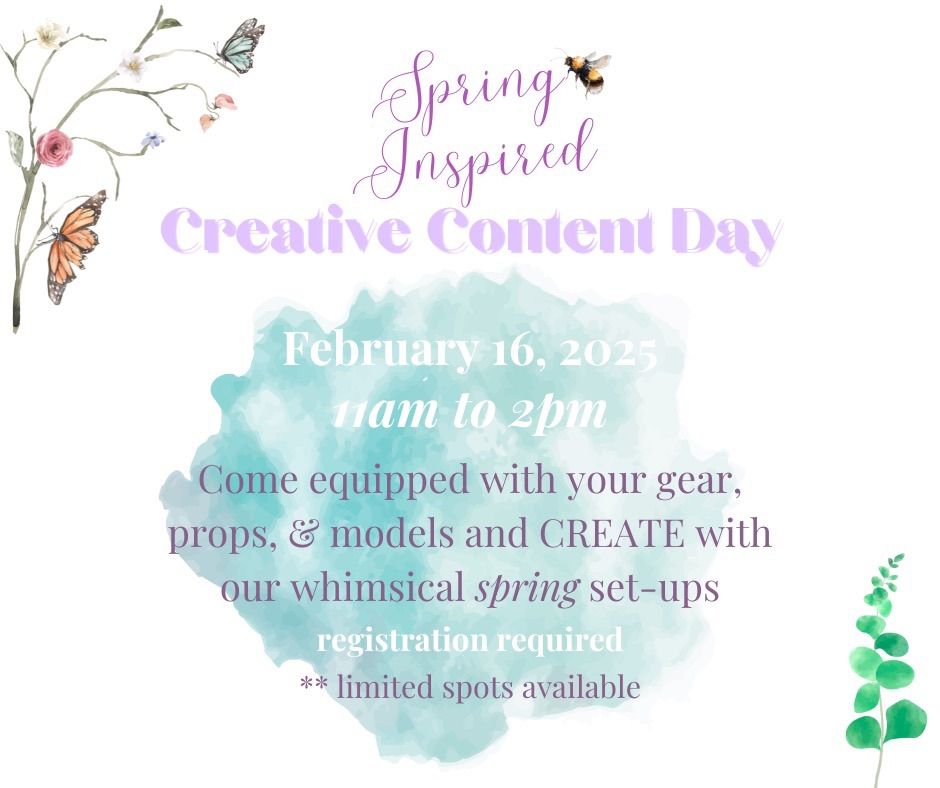 Spring Inspired Content Day \ud83c\udf38