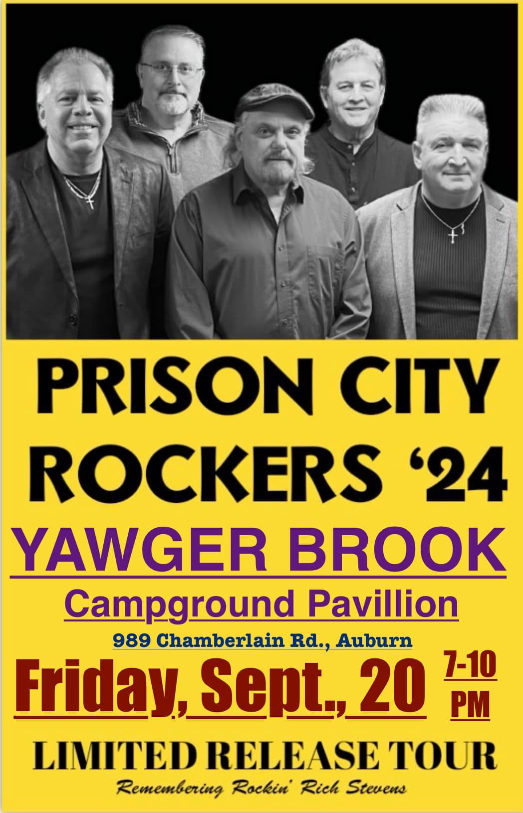 Yawger Brook presents The Prison City Rockers 