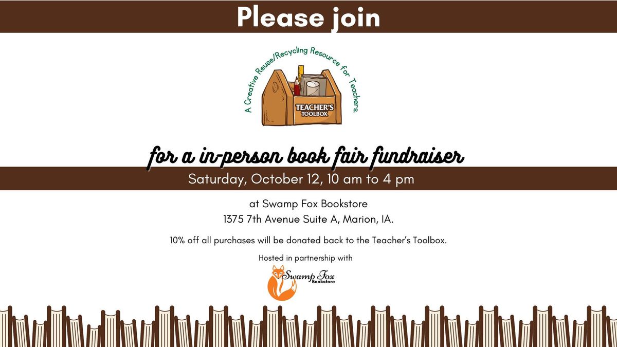 Book Fair Fundraiser: Teacher's Toolbox