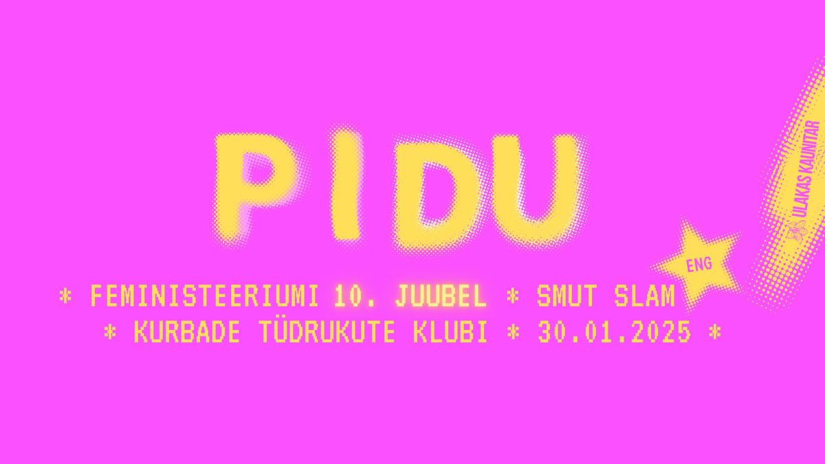 Feministeerium 10! Smut Slam & Kurbade T\u00fcdrukute Klubi