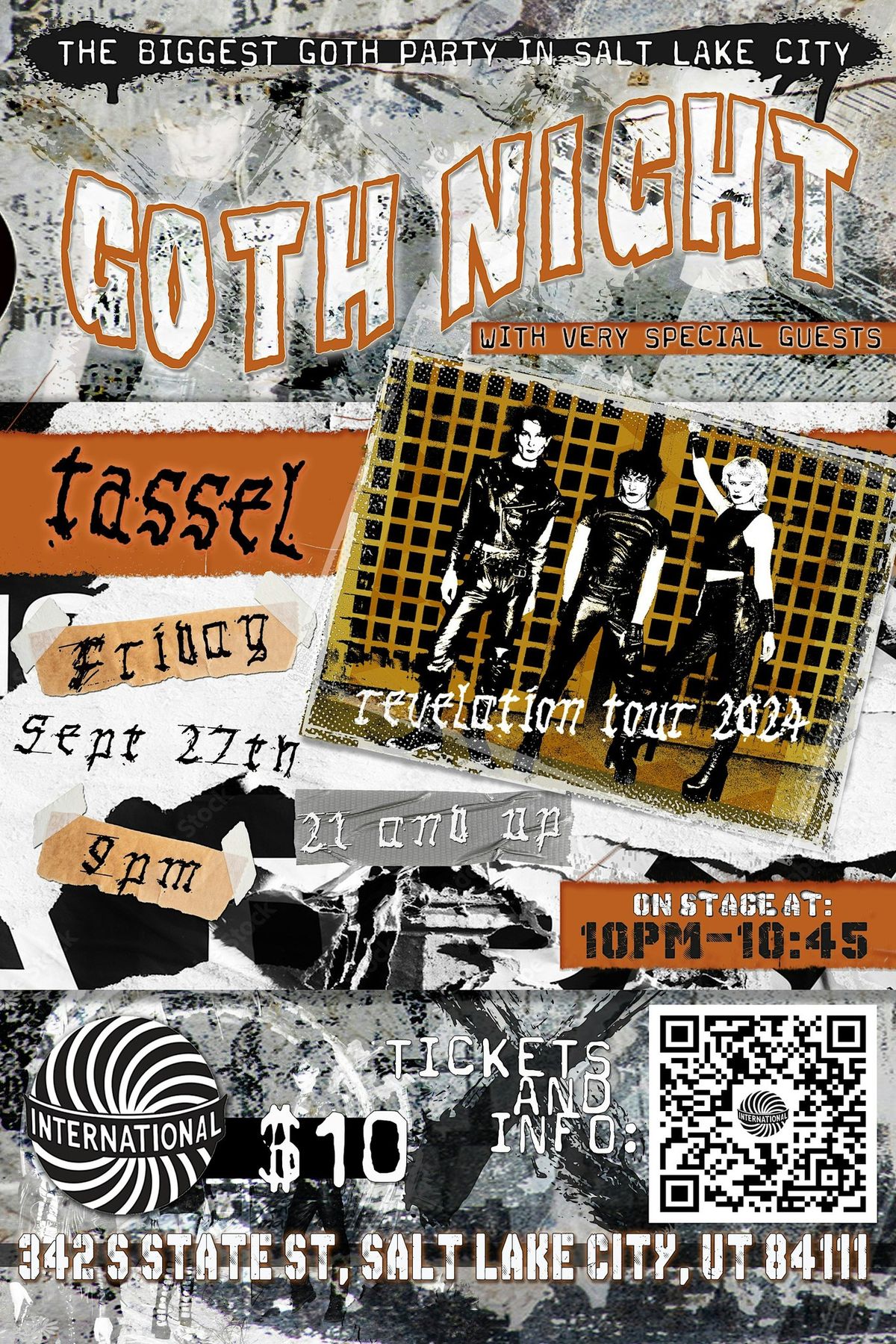 GOTH NIGHT with special live performance by TASSEL