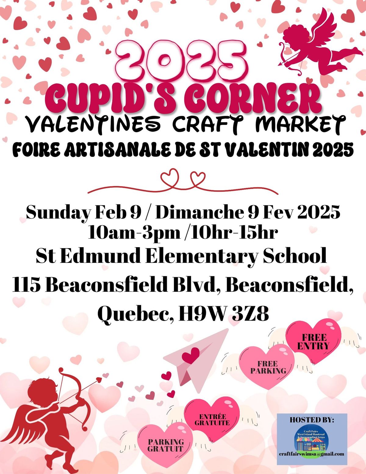 2025 Cupid's Corner Valentines Craft Market \/ Foire Artisanale de St Valentin 2025