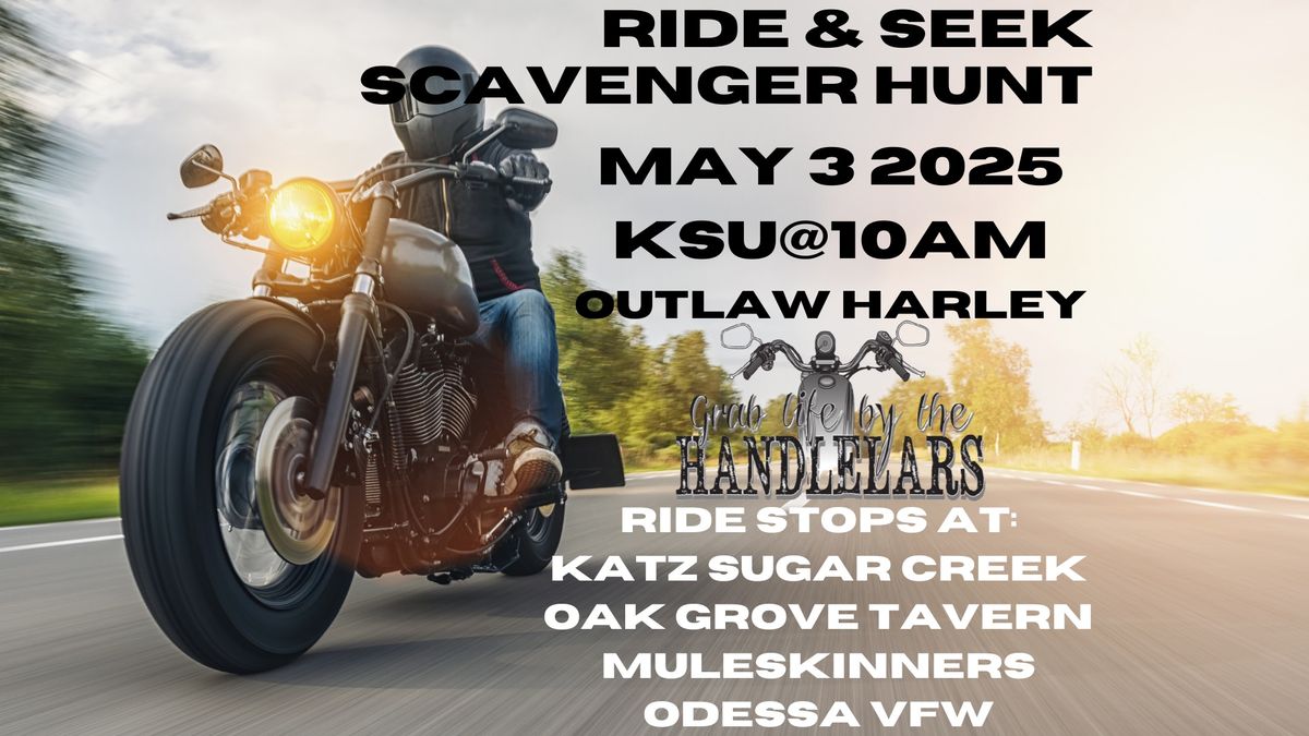 Ride and seek scavenging hunt ! 