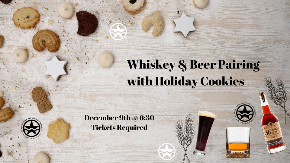 Whiskey, Beer & Holiday Cookie Pairing Class