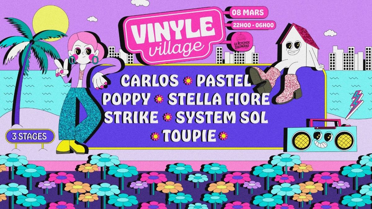 Vinyle Village Here We Go Again \u2698 Stella Fiore, Poppy, Pastel & more (Format XXL)