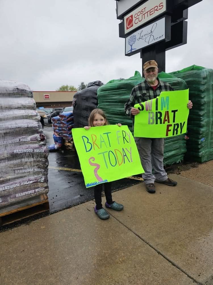 Kraken Swim Club Brat Fry at West Grand IGA