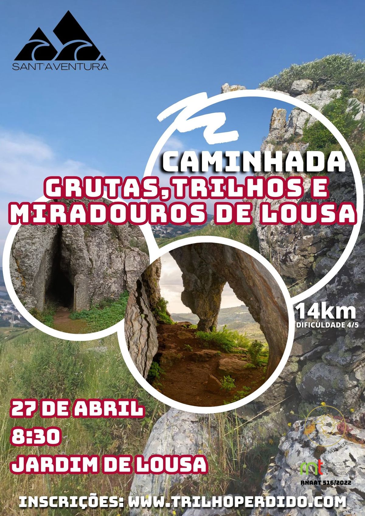 Caminhada - Grutas, Trilhos e Miradouros de Lousa (Lousa\/Loures)