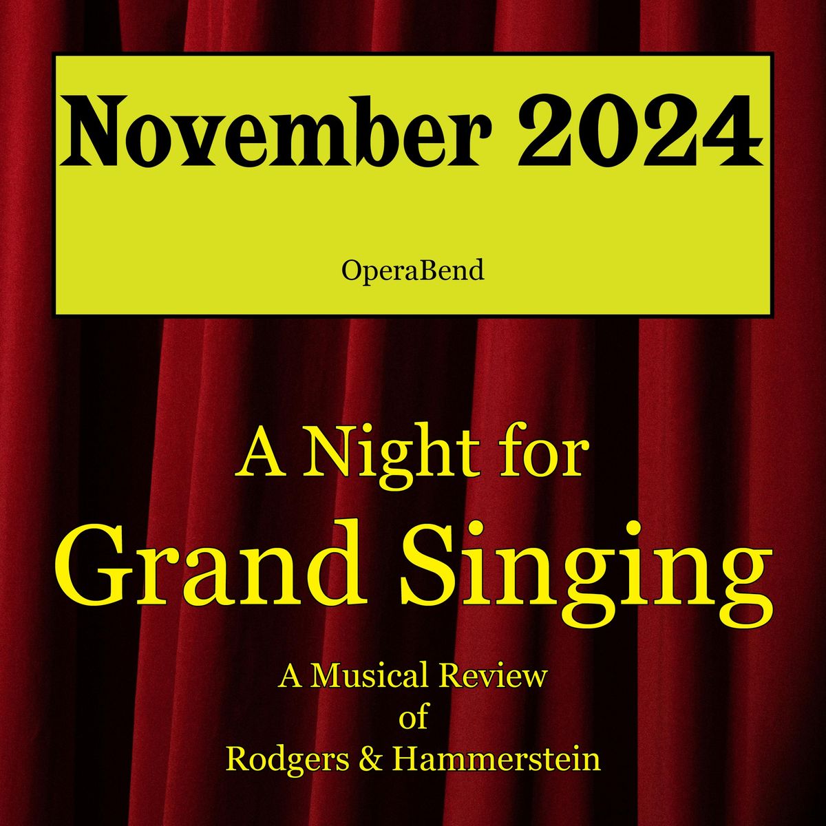 A Night for Grand Singing: A Musical Review of Rodgers & Hammerstein