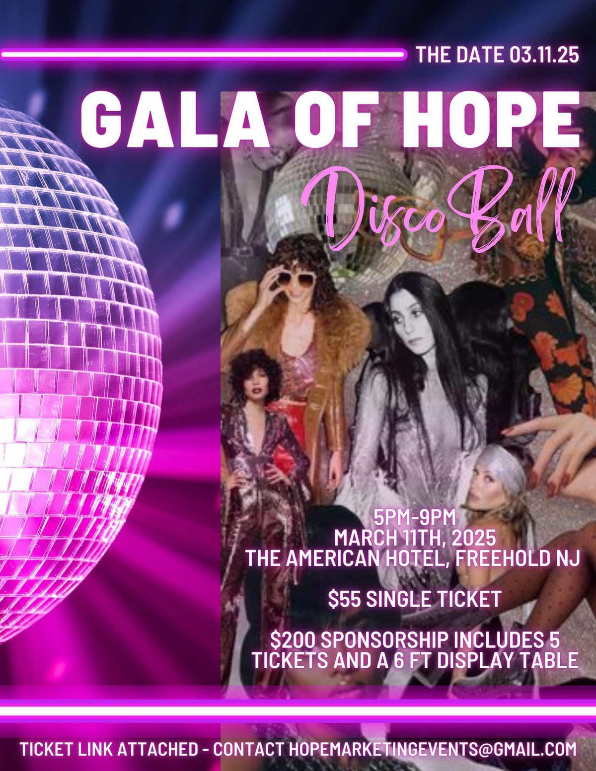 Gala of H.O.P.E Disco Ball - A Night at Studio 54