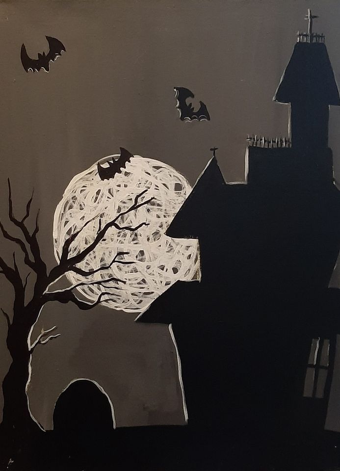 Paint Night At The Art Space Haunted Mansion The Art Space 