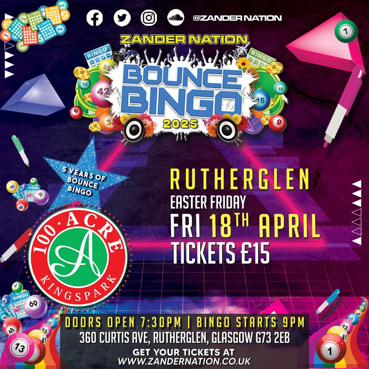 Bounce Bingo Easter Friday with Zander Nation