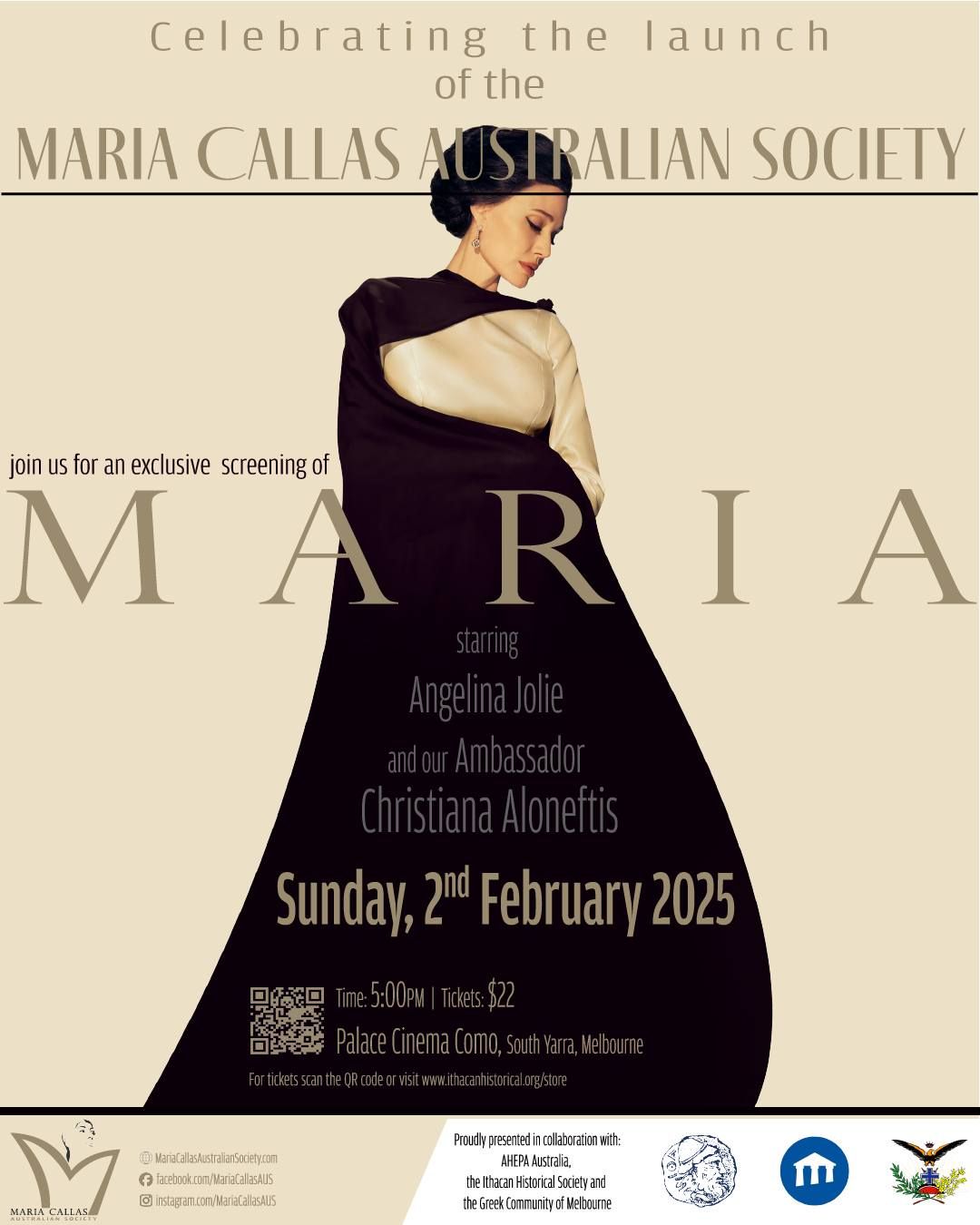 The Maria Callas Australian Society Launch