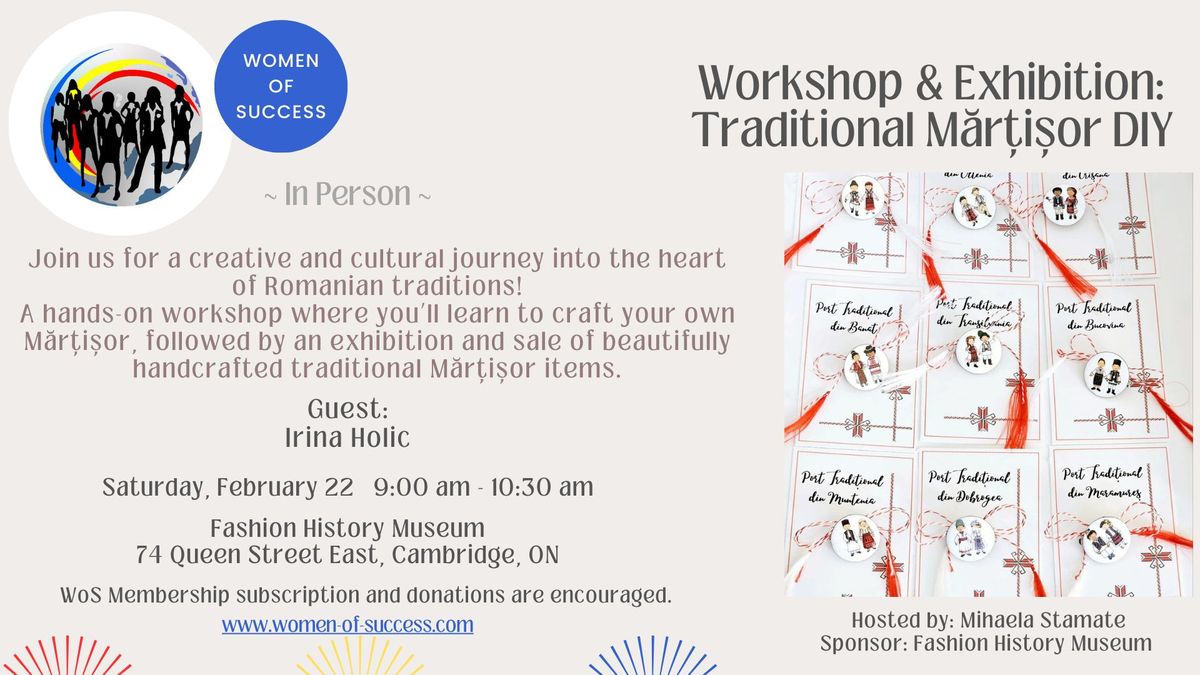 Workshop & Exhibition: Traditional M\u0103r\u021bi\u0219or DIY