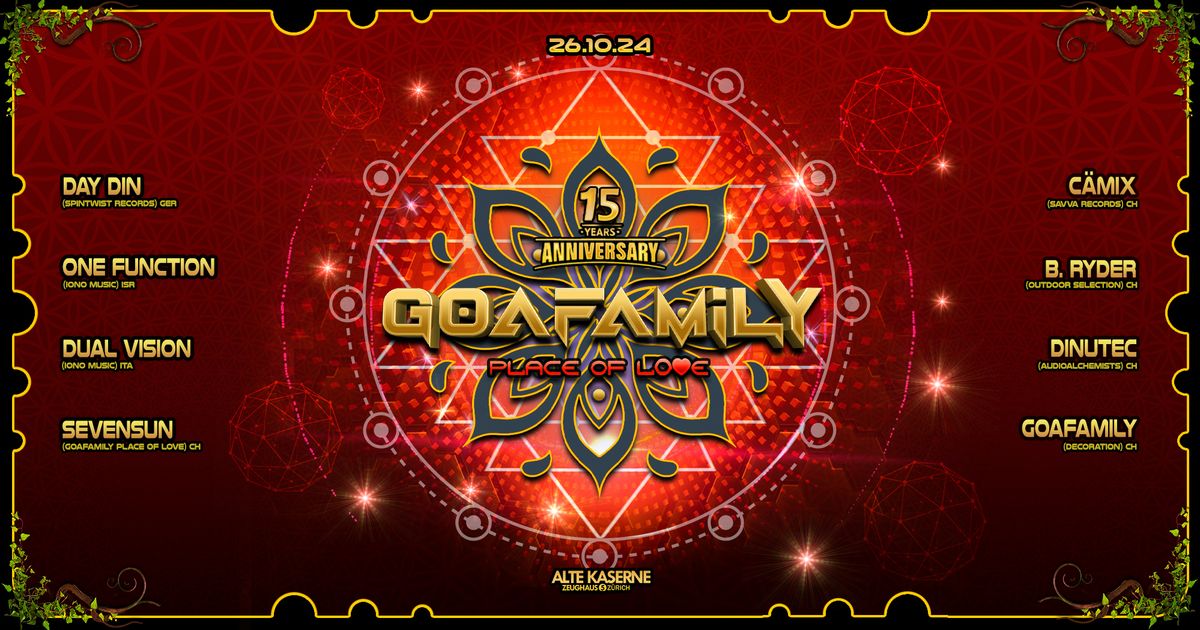 GOAFAMILY  **15 Years Anniversary**