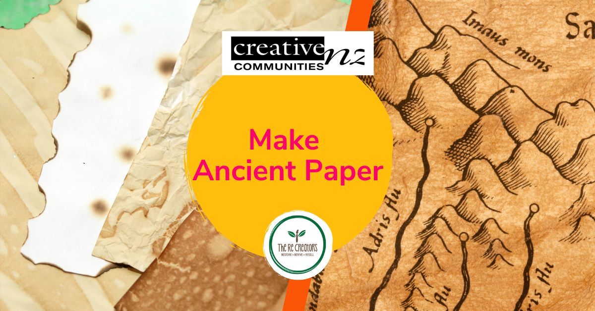 Make Ancient Paper, Mount Albert Library, Tuesday 8 October, 2pm - 4pm