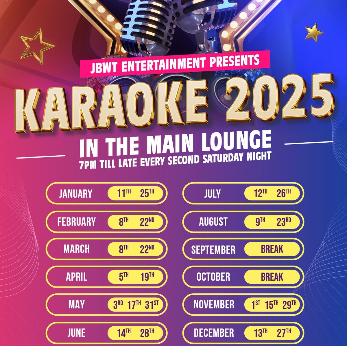 2025 Karaoke @ Bomaderry Bowling Club