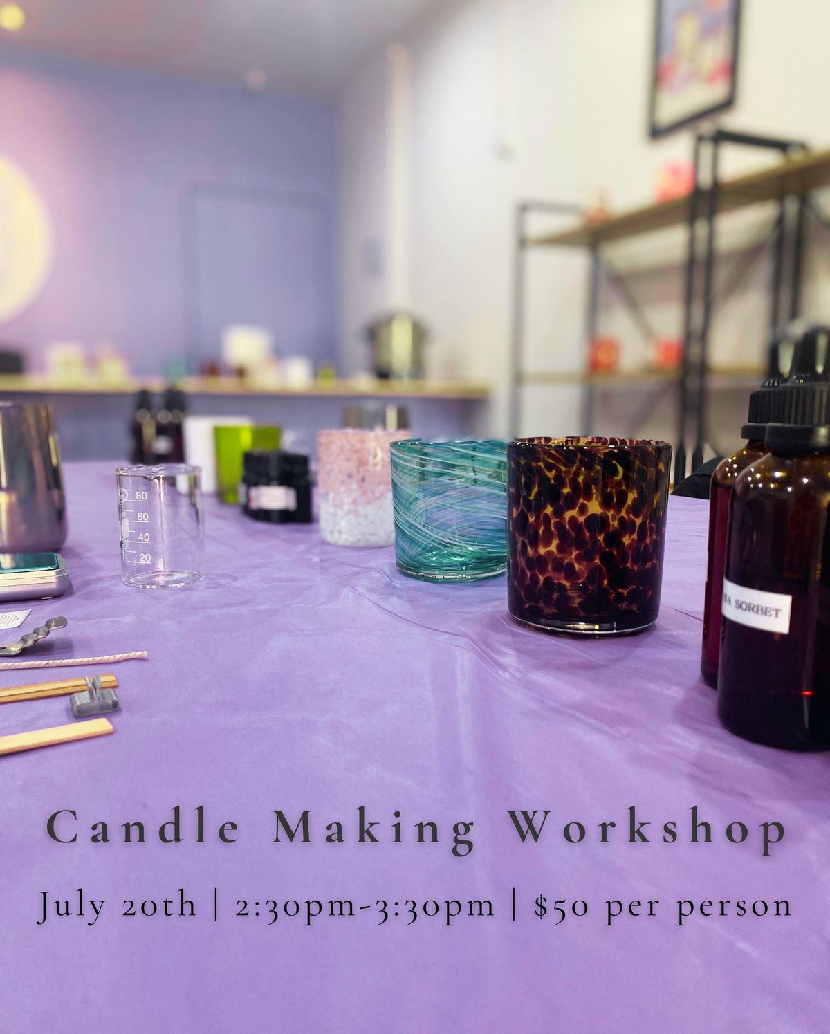 Candle Making Workshop | July 20th