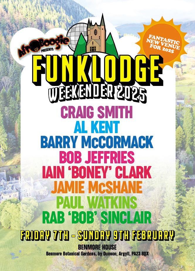 AfroBoogie presents Funklodge Weekender 2025