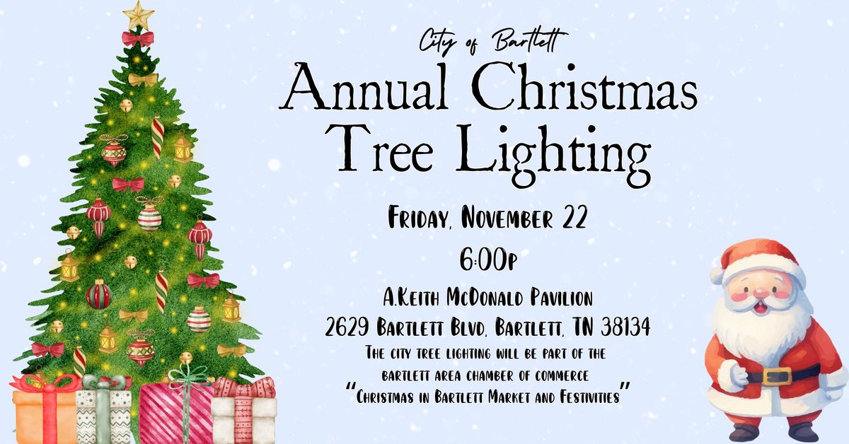 City of Bartlett Christmas Tree Lighting