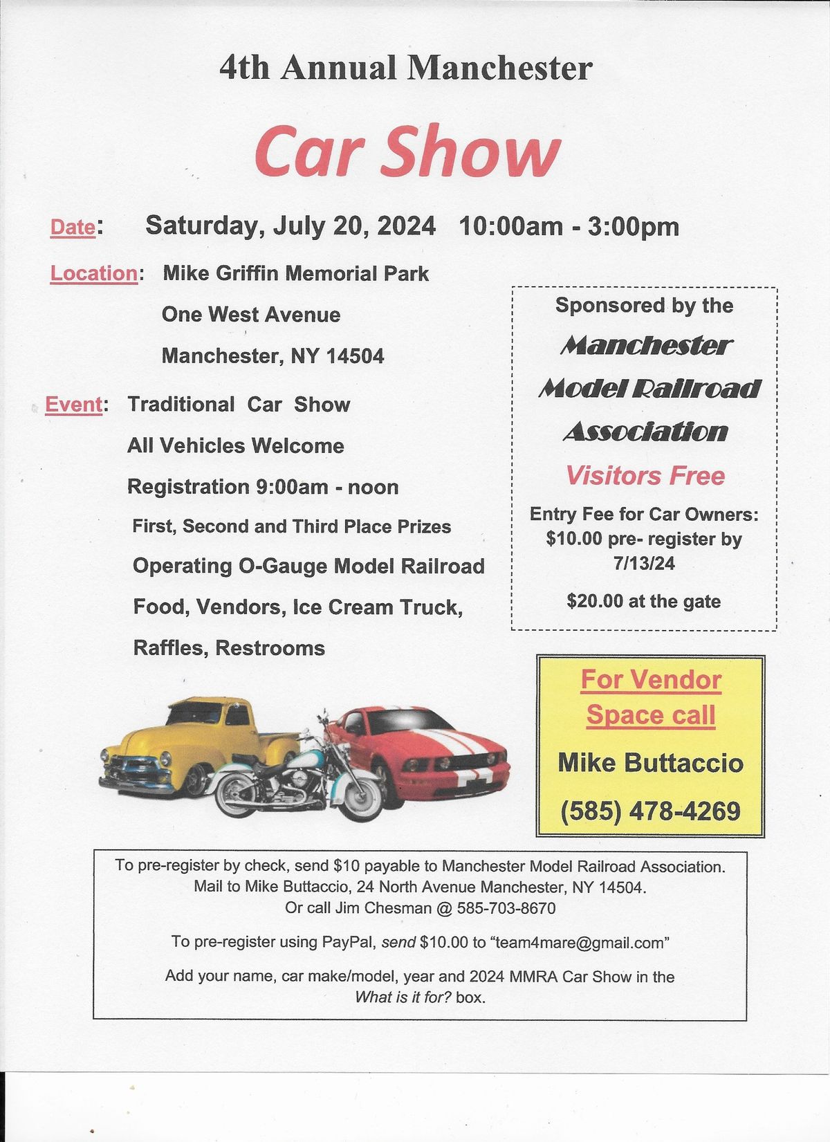 4th Annual Manchester Car Show