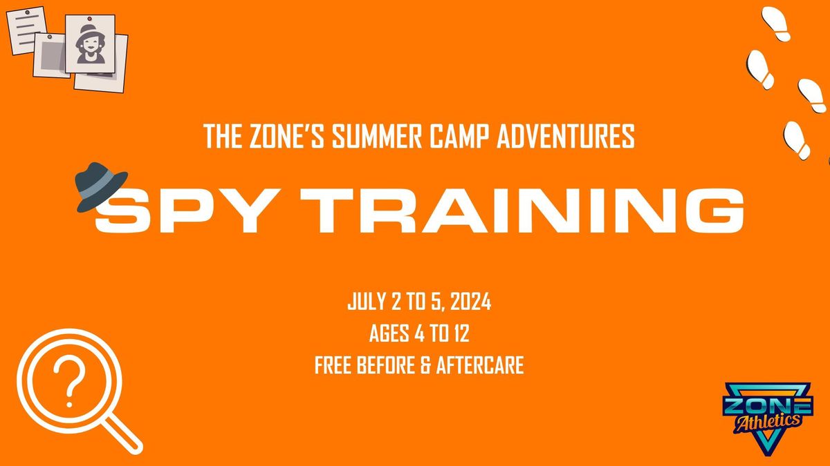 Spy Training Camp - July 2nd to 5th