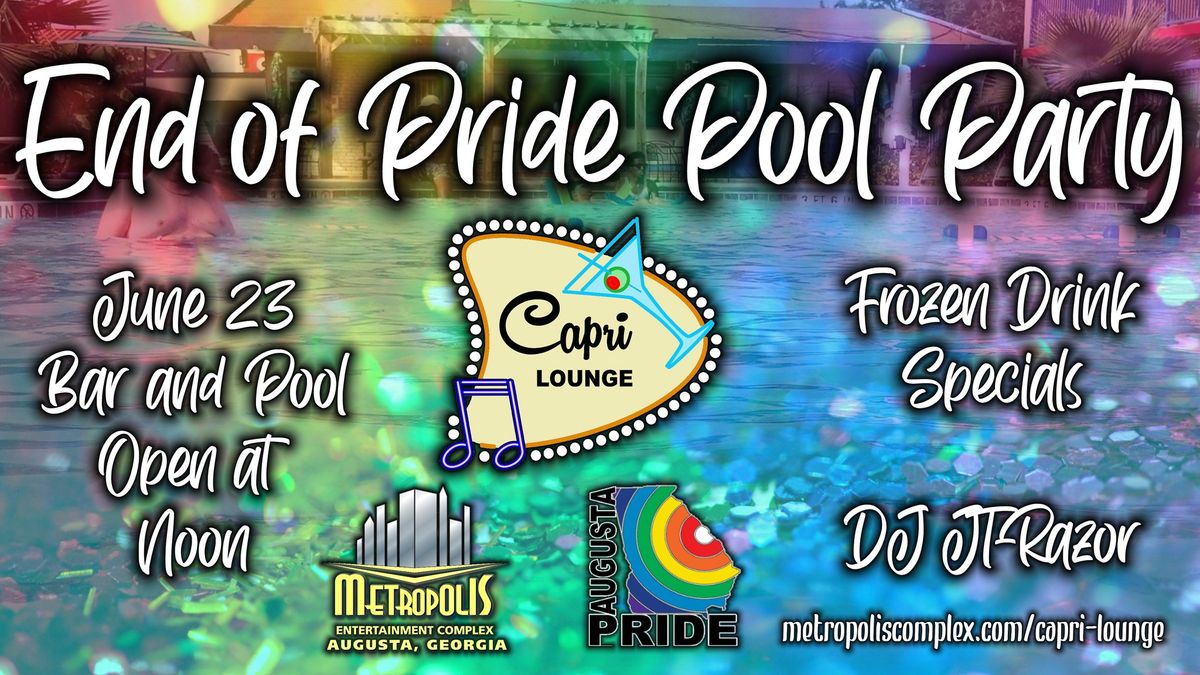 End of Pride Pool Party