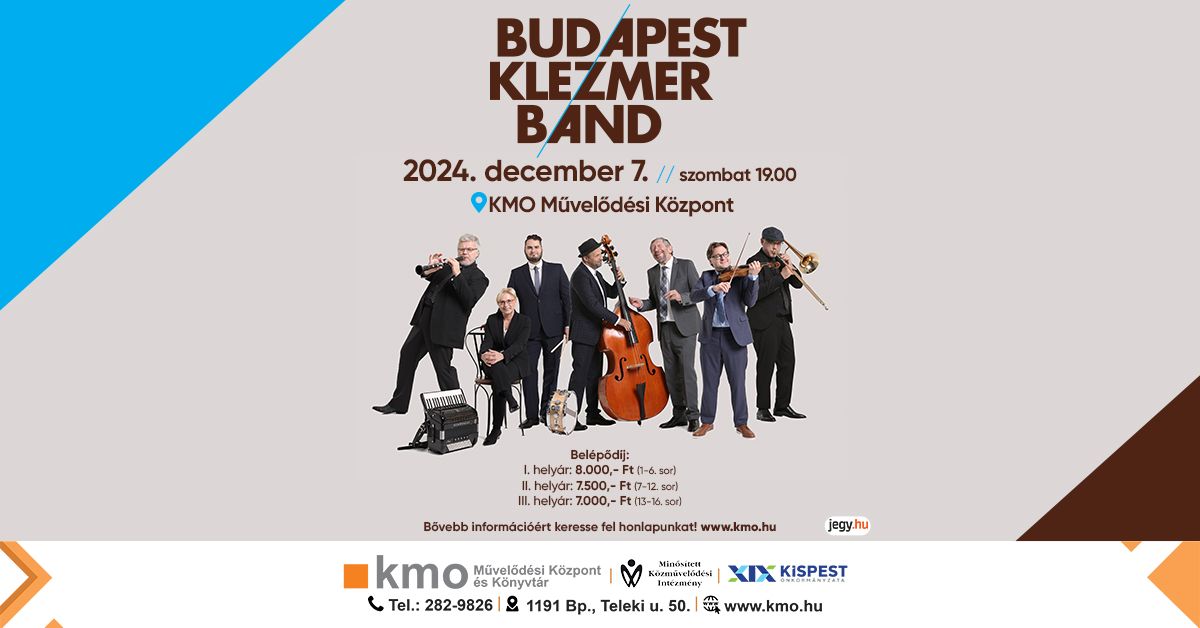 Budapest Klezmer Band koncert