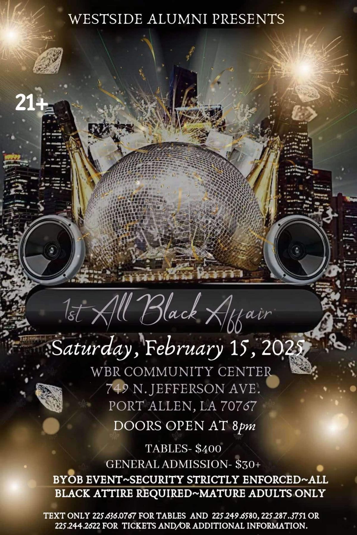 The Westside Alumni All Black Affair