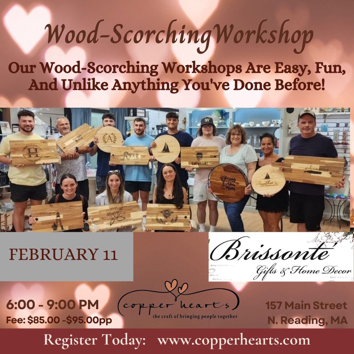 Wood Scorching Workshop at Brissonte