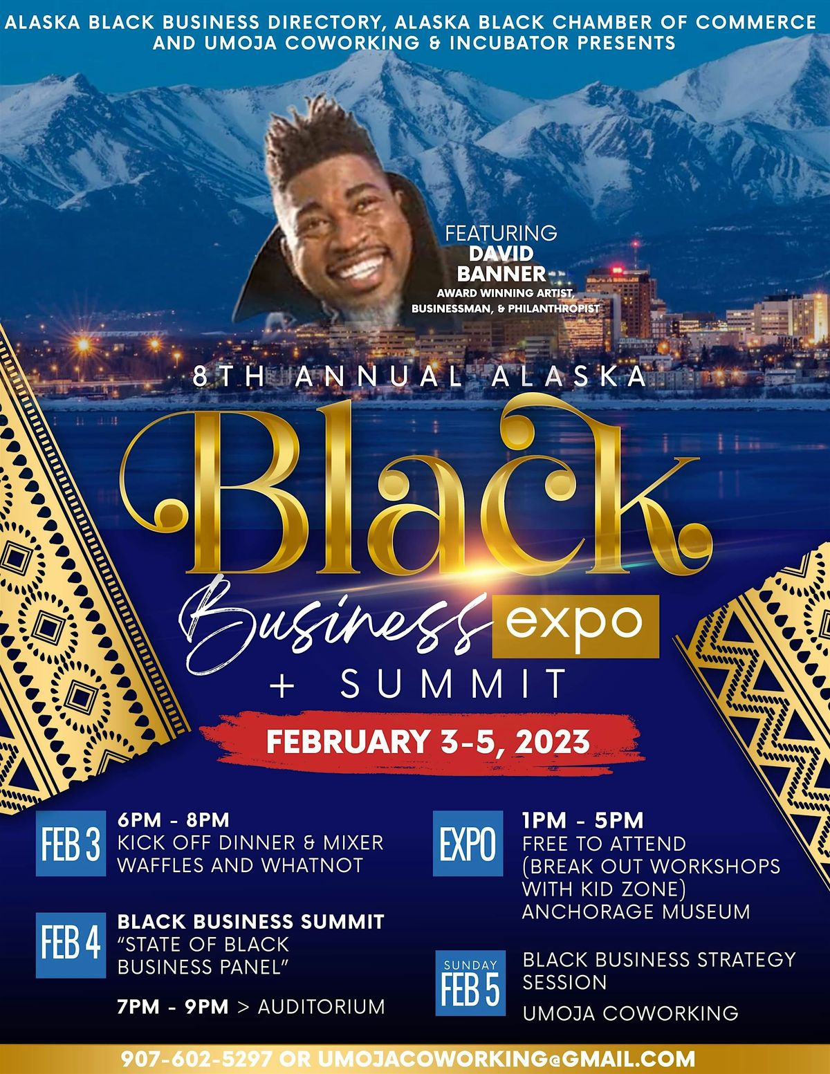 11th Annual Alaska Black Business Expo, Summit, After Party & Fashion Show