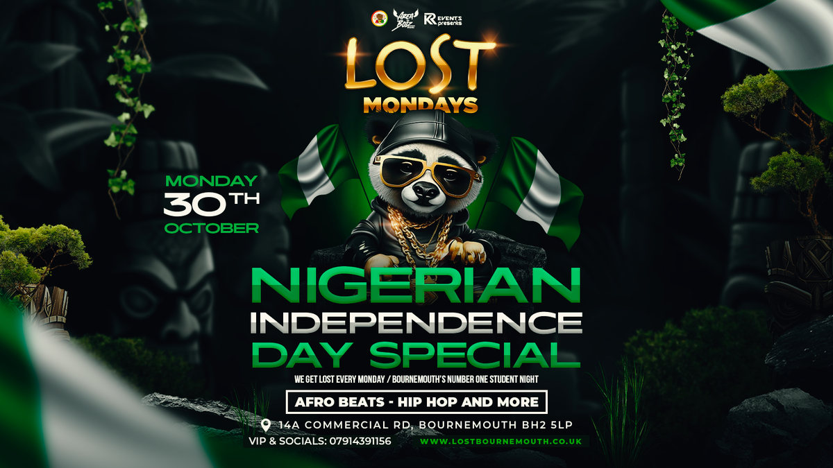 \ud83c\udf34Lost Mondays \ud83d\udc3c NIGERIAN INDEPENDENCE DAY SPECIAL\ud83d\udc9a\ud83e\udd0d\ud83d\udc9a