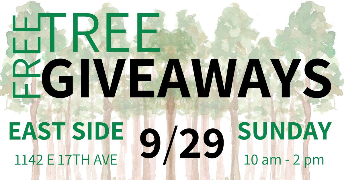 Green Columbus Free Tree Giveaway - East Side